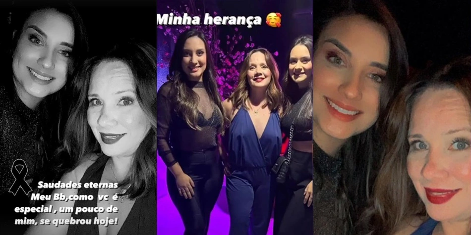 Postagem nos stories de Agnes Wanzeler