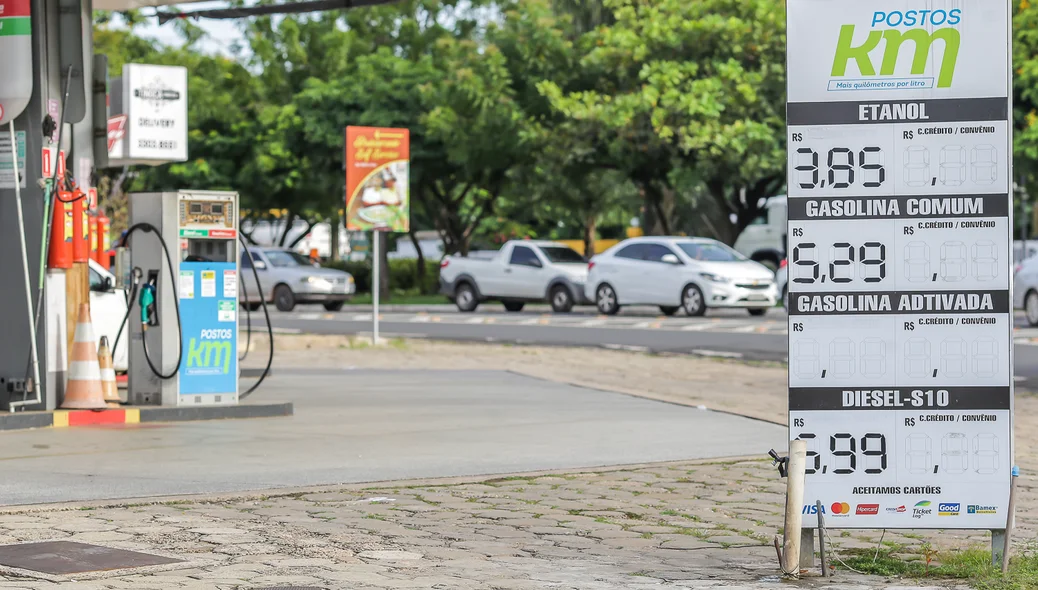 Posto KM, fica localizado no bairro São Cristóvão