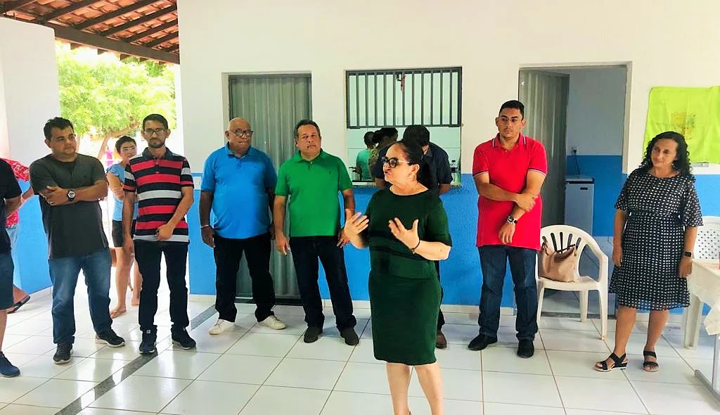 Prefeita Betinha Brandão na inauguração