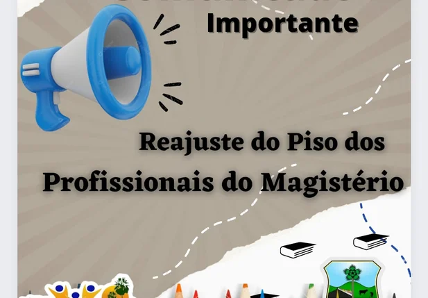 Prefeito de São João da Fronteira encaminha ao legislativo projeto que fixa piso salarial dos professores