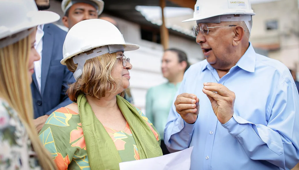 Prefeito Dr. Pessoa conversa com a ministra Cida Gonçalves