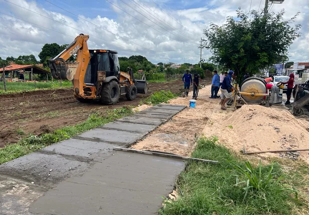 Prefeitura de Teresina inicia nova etapa nas obras do Calçadão da Noé Mendes