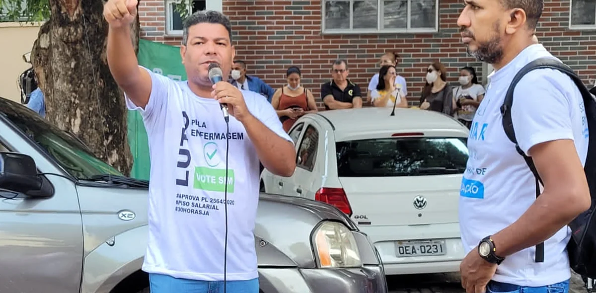 Presidente do Sindicato dos Enfermeiros, Auxiliares e Técnicos em Enfermagem (Senatepi), Erick Riccely