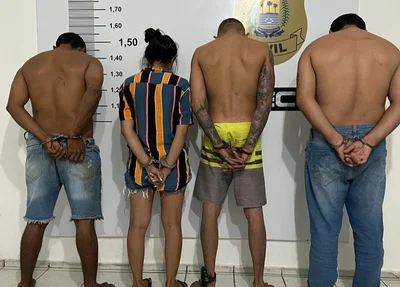 Presos na operação