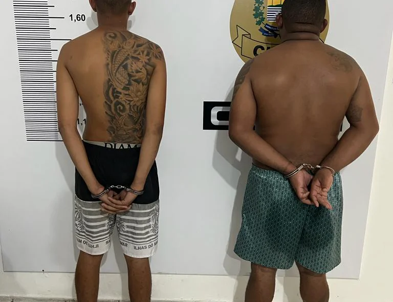Presos na operação