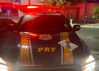 PRF prende motorista por embriaguez ao volante em Corrente