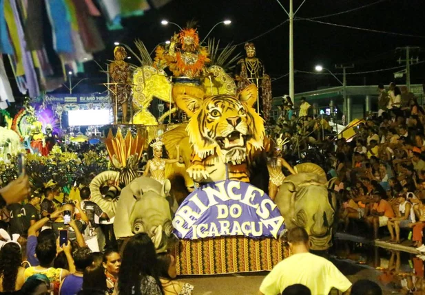 Princesa do Igaraçu é a campeão do Carnaval 2023 de Parnaíba