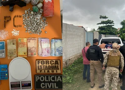 Prisões e apreensão em Luís Correia