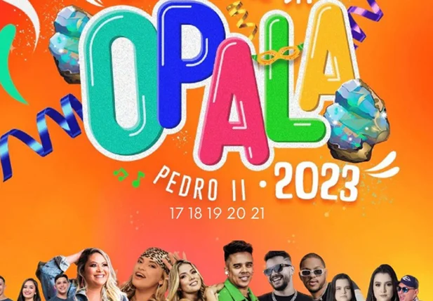 Programação do Carnaval 2023 de Pedro II
