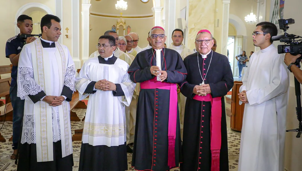 Religiosos na missa