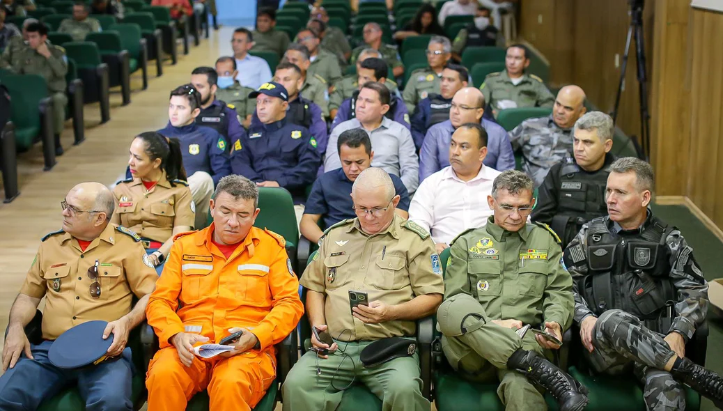 Reunião aconteceu no Quartel do Comando da PM