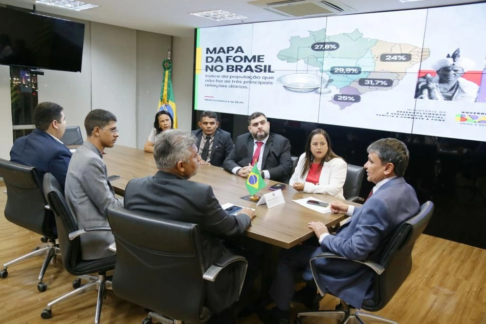 Reunião do prefeito Zé Henrique com ministro Wellington Dias