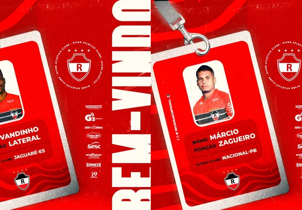 River anuncia mais dois defensores para o Campeonato Piauiense