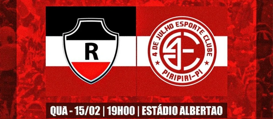 River e 4 de Julho se enfrentam nesta quarta-feira (15)