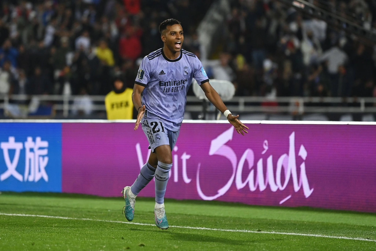 Rodrygo marcou um dos gols da vitória do Real Madrid