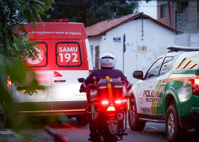 SAMU foi no local do crime