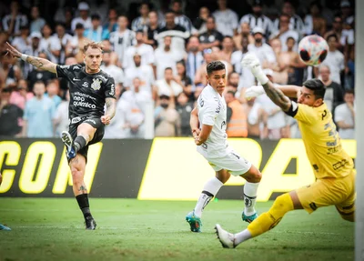 Santos e Corinthians empatam em 2 a 2 pelo Paulistão