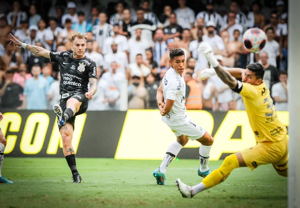 Santos e Corinthians empatam em 2 a 2 pelo Paulistão