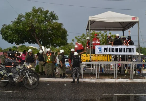 Segurança presente no Corso de Teresina