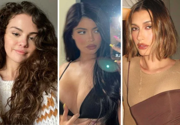 Selena Gomez, Hailey Bieber e Kylie Jenner