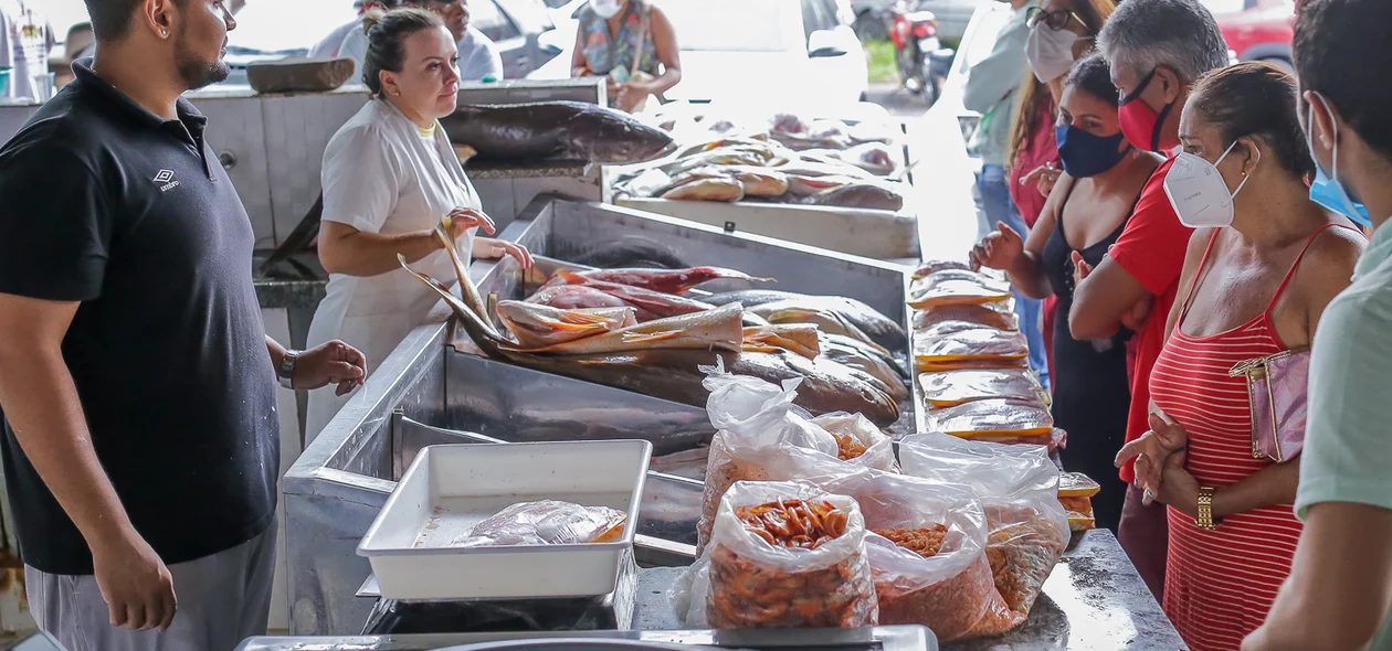 Semana Santa movimenta economia no mercado do peixe
