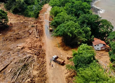 Situação da região atingida no litoral de São Paulo