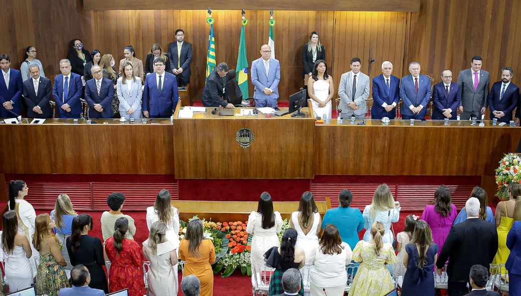 Solenidade de posse na Alepi