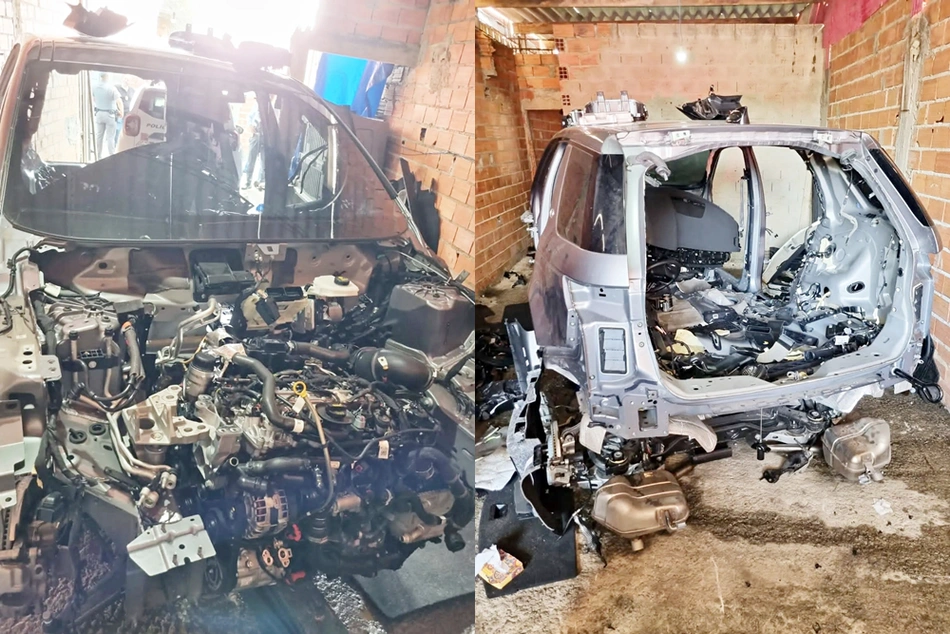 Veículo do cantor Perícles é encontrado desmontado