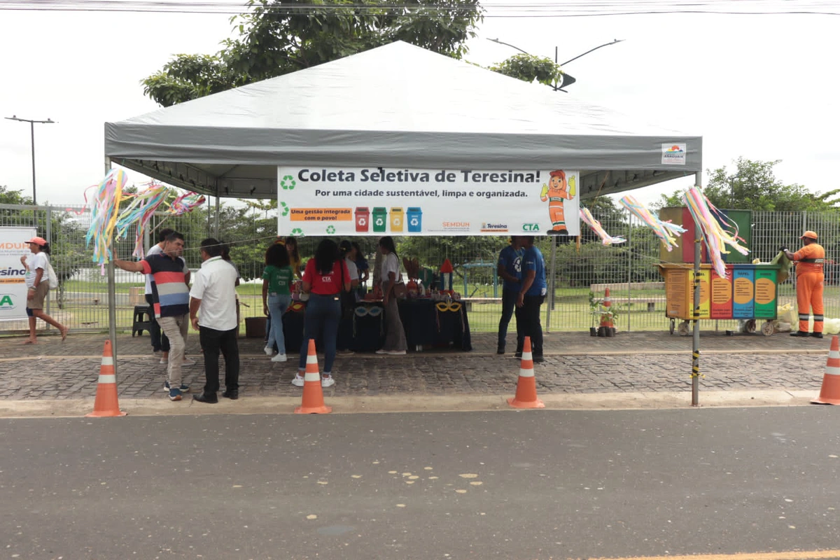 7º Drive Thru da Coleta Seletiva recolhe 530 quilos de material reciclável no Parque Lagoas do Norte