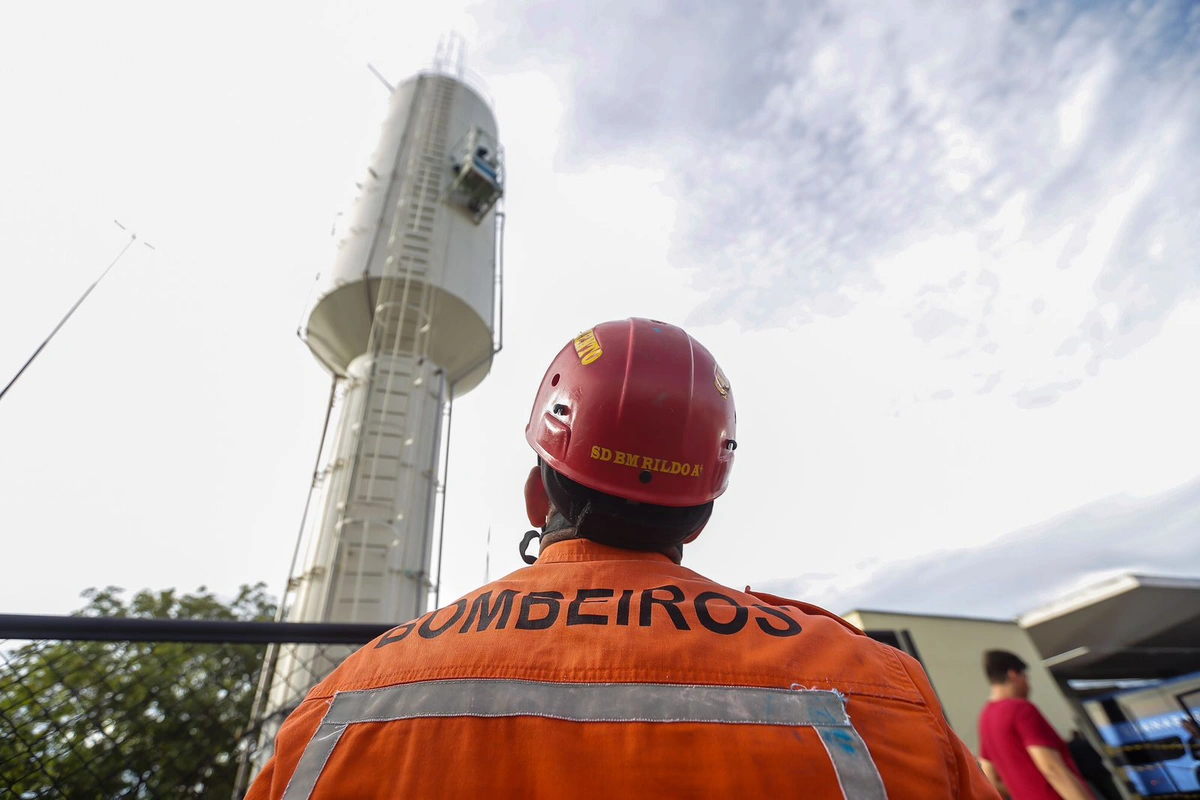 A vítima morreu dentro da caixa d'água
