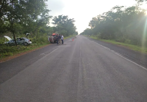 Acidente ocorreu na BR 343, próximo de Floriano