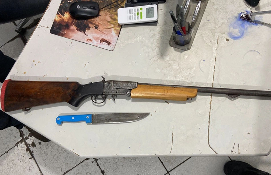 Armas apreendidas em Pio IX
