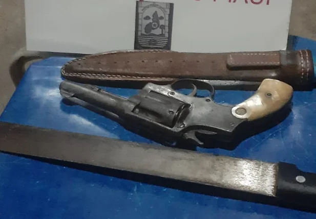 Armas apreendidas em São Lourenço do Piauí
