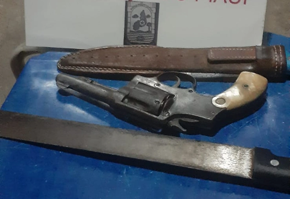 Armas apreendidas em São Lourenço do Piauí