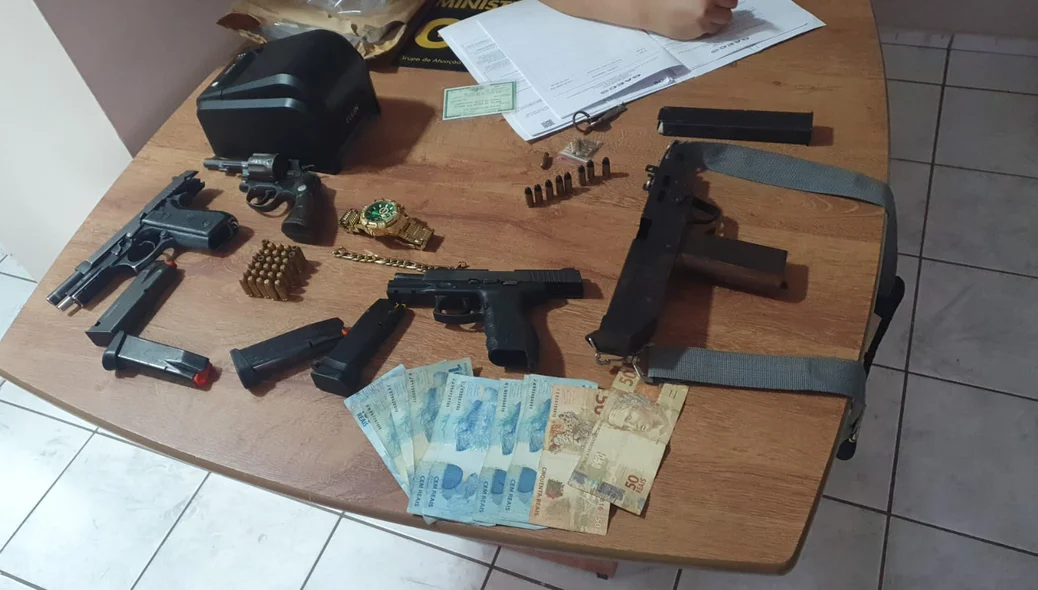 Armas apreendidas