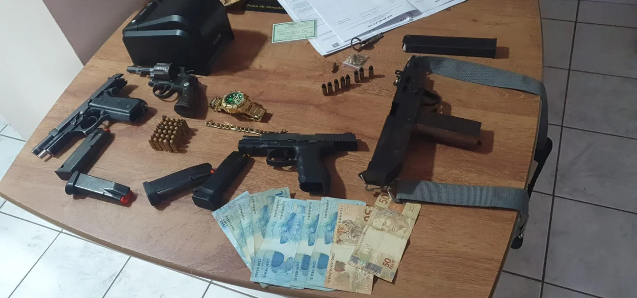 Armas apreendidas