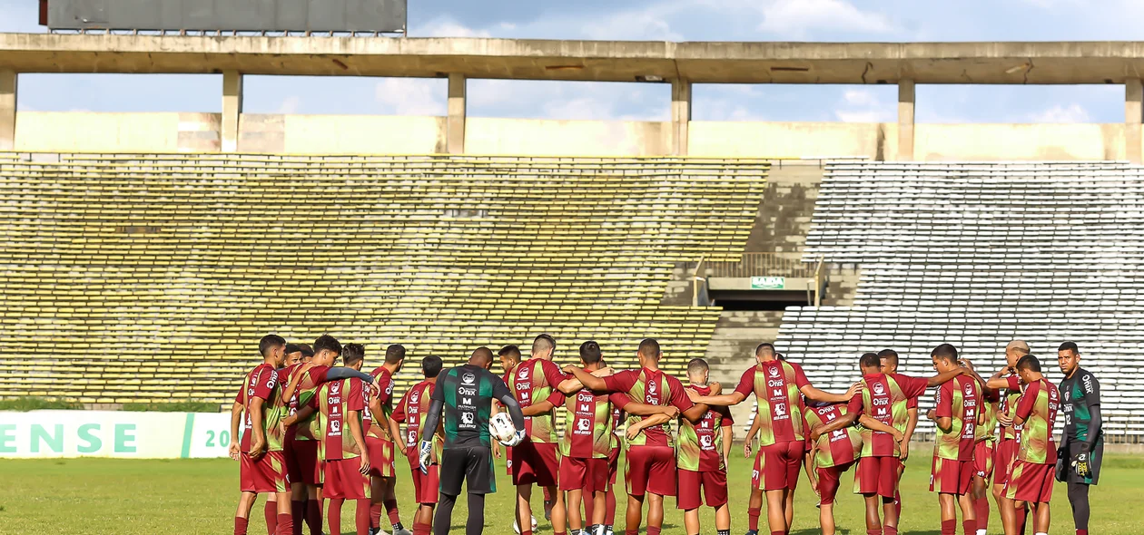 Atletas do Fluminense-PI