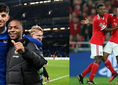 Benfica e Chelsea se classificaram para as quarats de final
