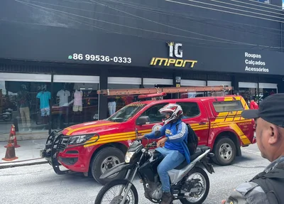 Bombeiros foram acionados na IG Import no Dirceu