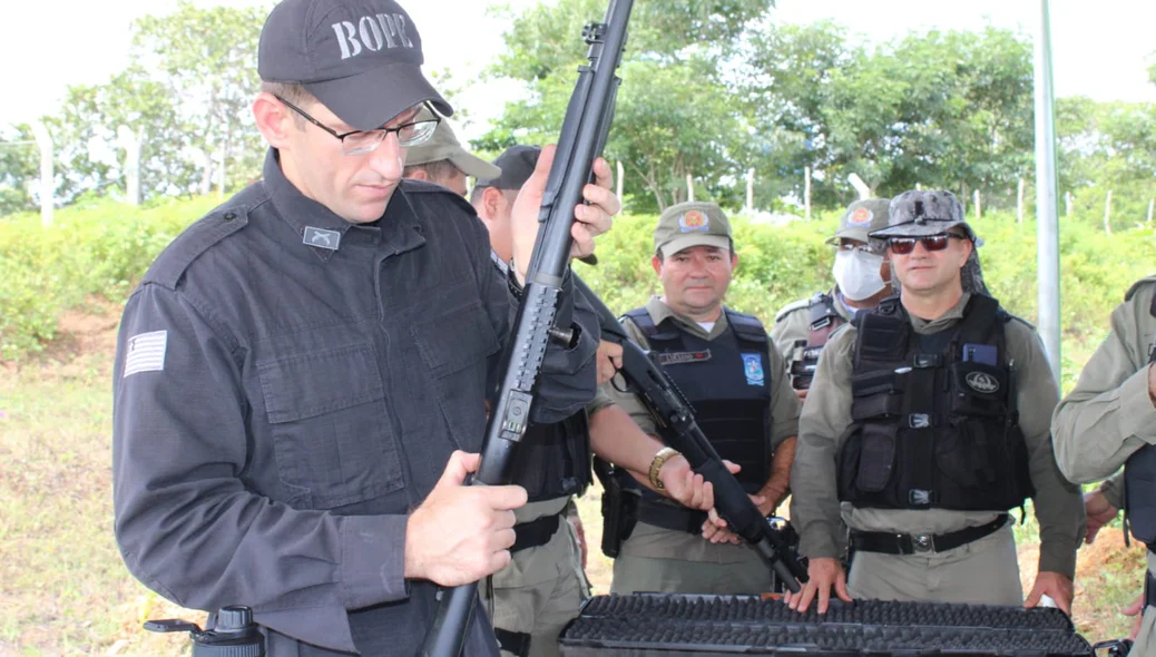 BOPE prestou instrução aos policiais do 15° Batalhão