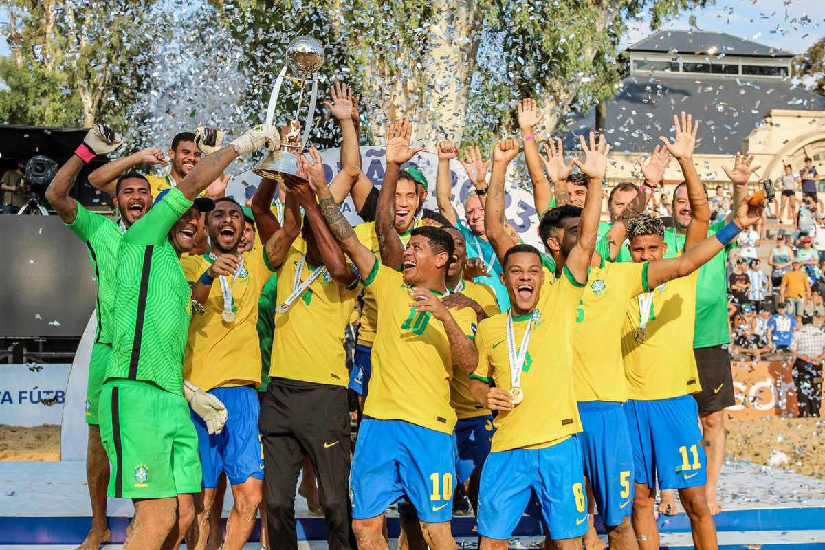 Brasil é campeão da Copa América de Futebol de Areia