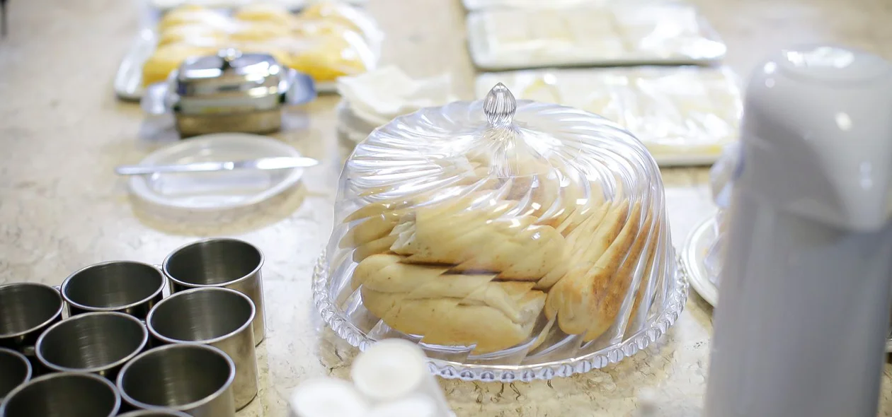 Café da manhã no Palácio da Cidade
