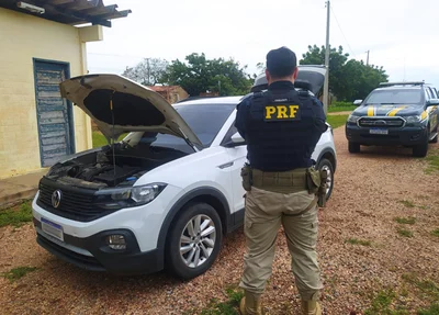 Carro com restrição de roubo foi recuperado pela PRF em Alegrete do Piauí