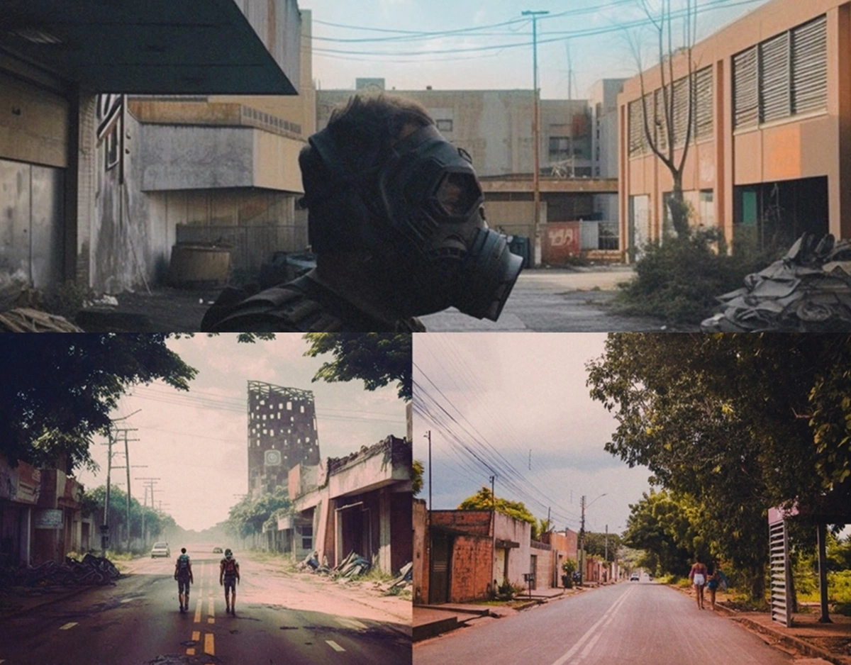 Centro de Teresina e Vale do Gavião por Inteligência Artificial