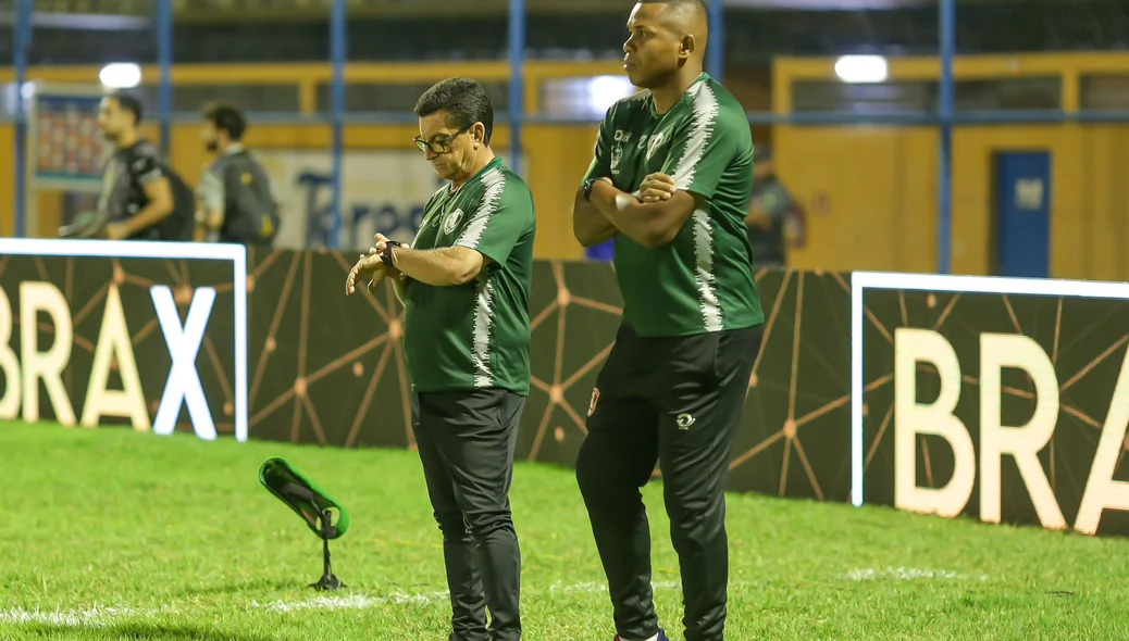 Comissão técnica do Fluminense-PI (Totonho e Carlão)