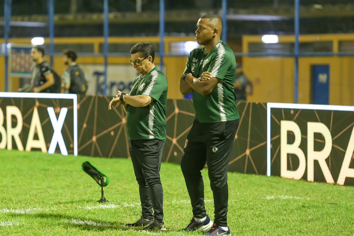 Comissão técnica do Fluminense-PI (Totonho e Carlão)