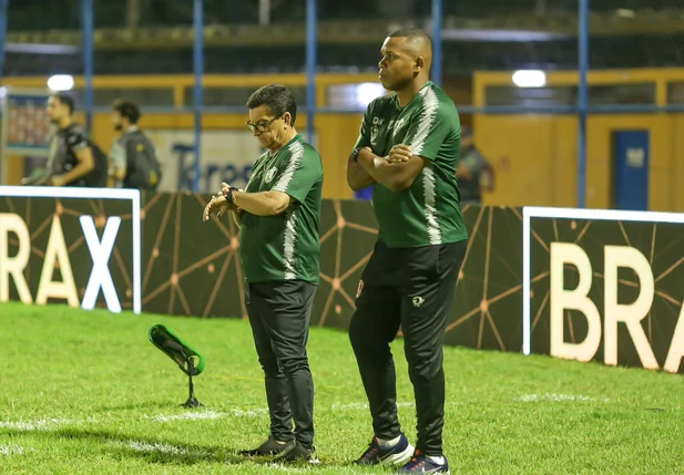 Comissão técnica do Fluminense-PI (Totonho e Carlão)