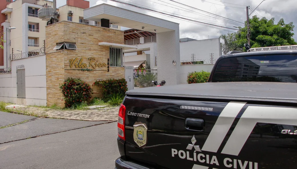 Condomínio Vila Rica onde o policial foi preso em flagrante