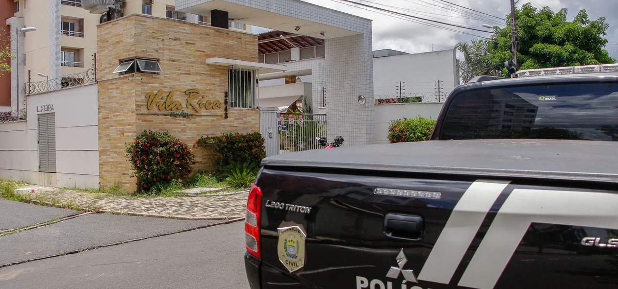 Condomínio Vila Rica onde o policial foi preso em flagrante
