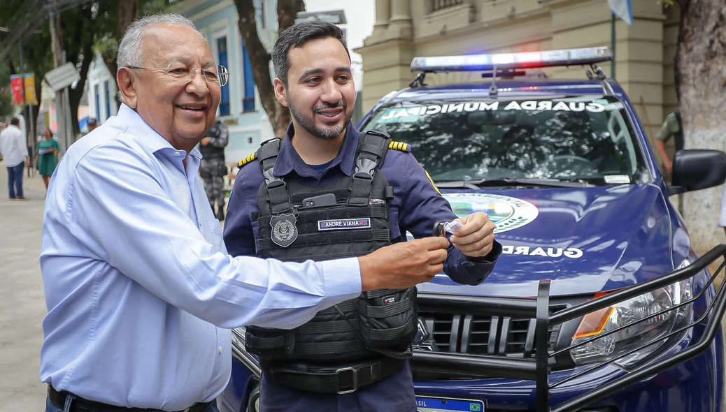 Dr. Pessoa e comandante da GCM André Viana